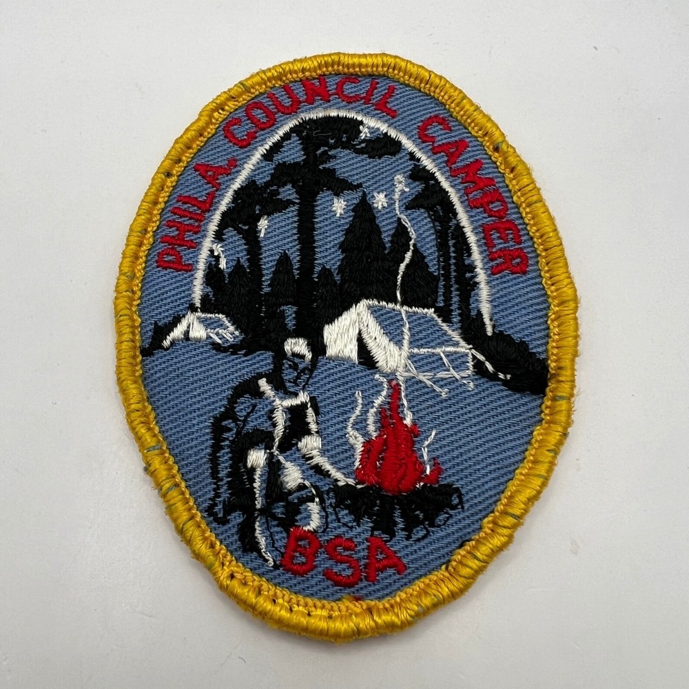 Vintage Boy Scouts‎ of America Patch Philadelphia Council Camper BSA